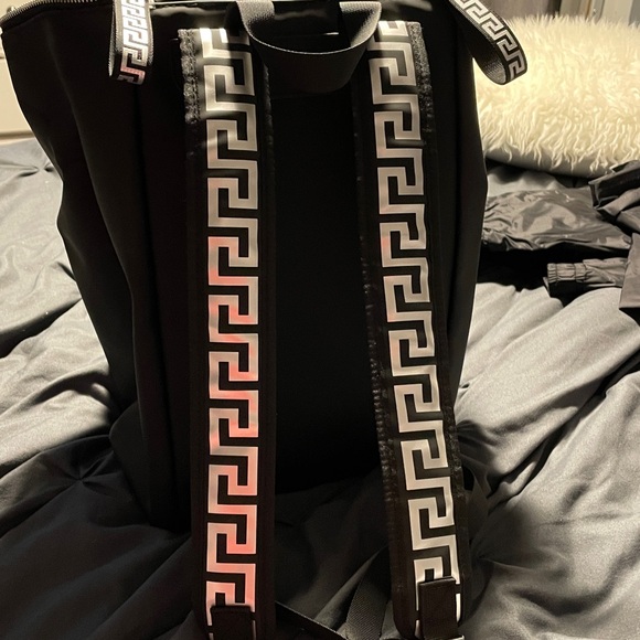 Versace Parfums Black Backpack with Silver Accents - Picture 4 of 6